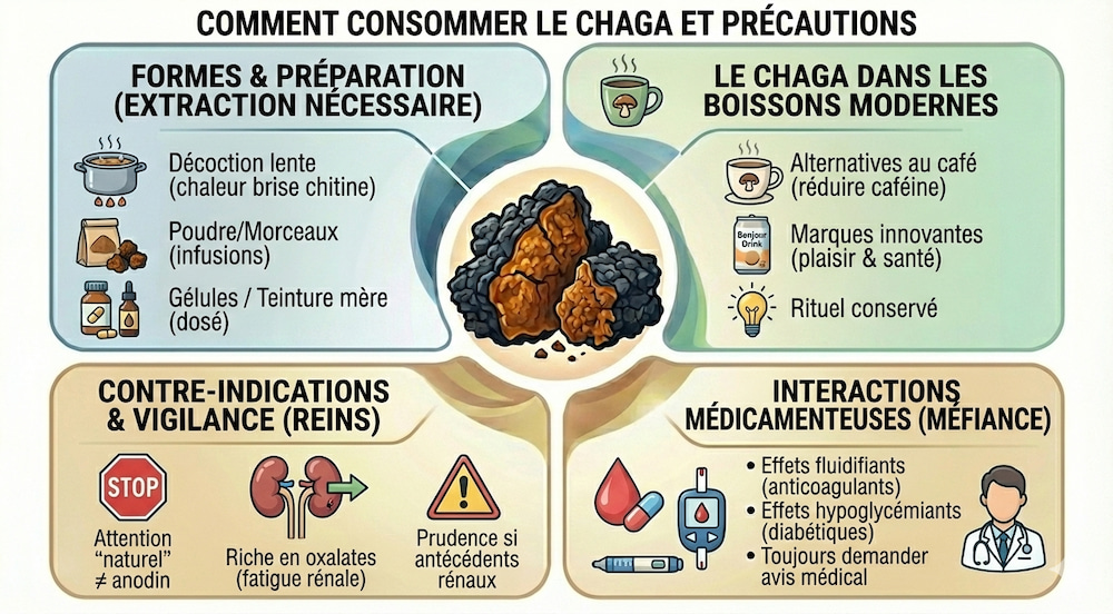 Comment consommer le chaga