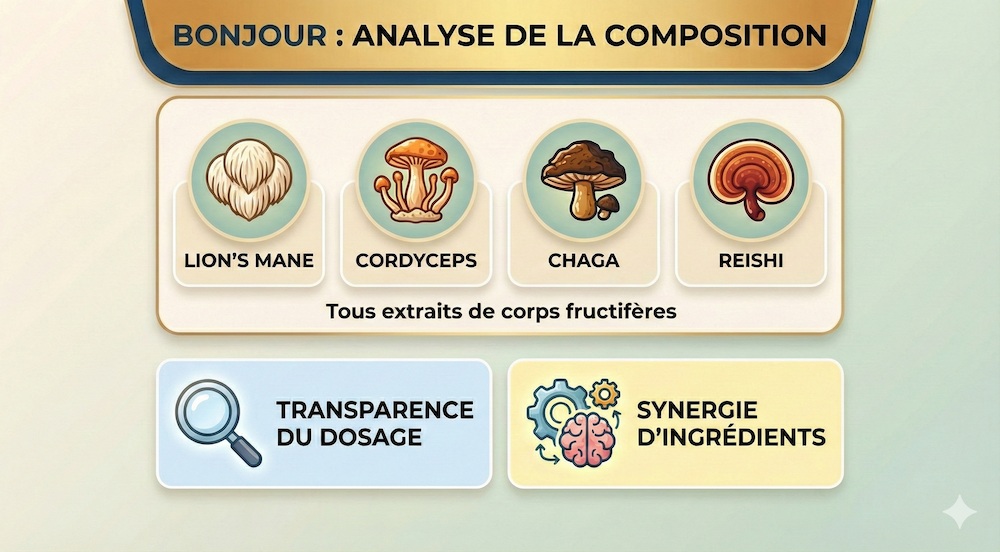 Bonjour analyse de la composition