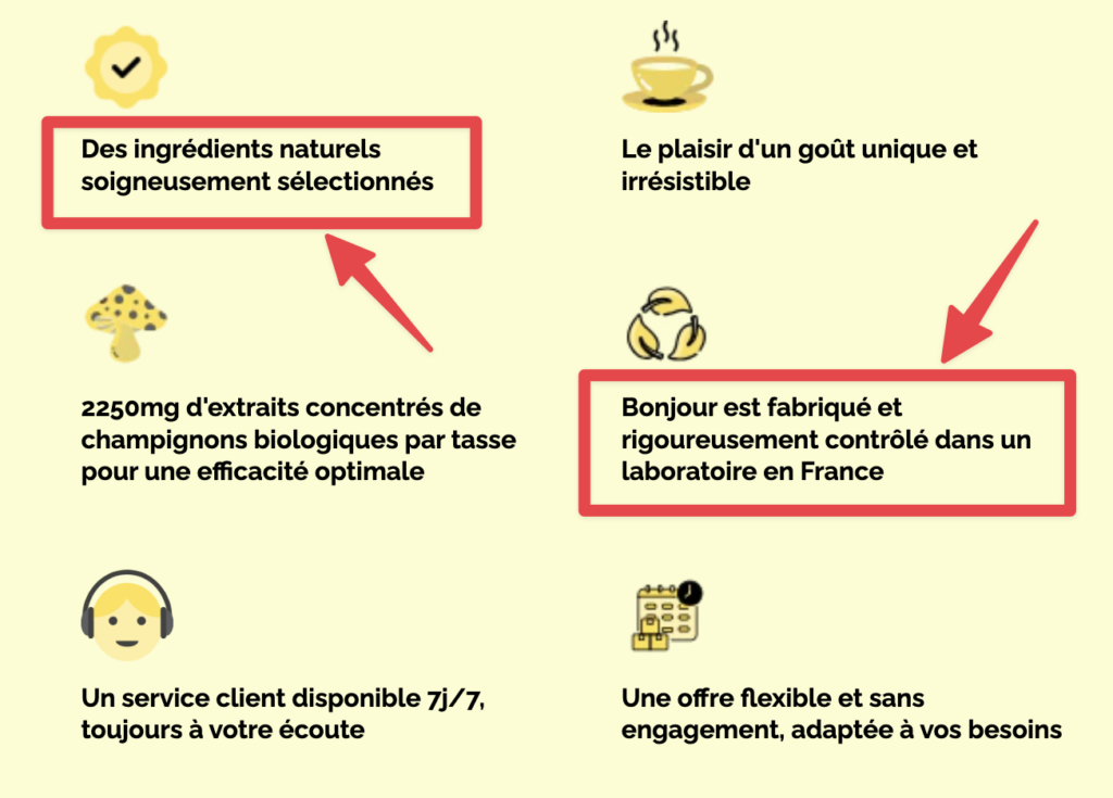 bonjour drink fabrication française