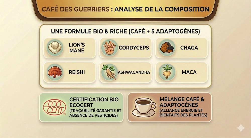 café des guerriers composition