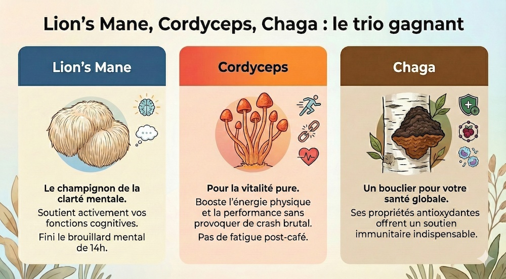 champignons adaptogènes bonjour