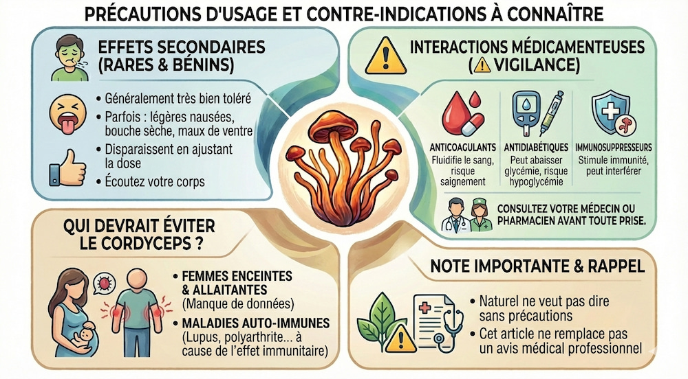 cordyceps contre-indications