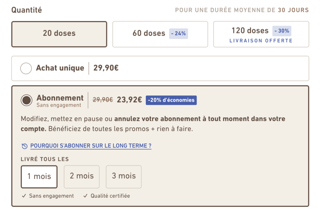 french mush abonnement